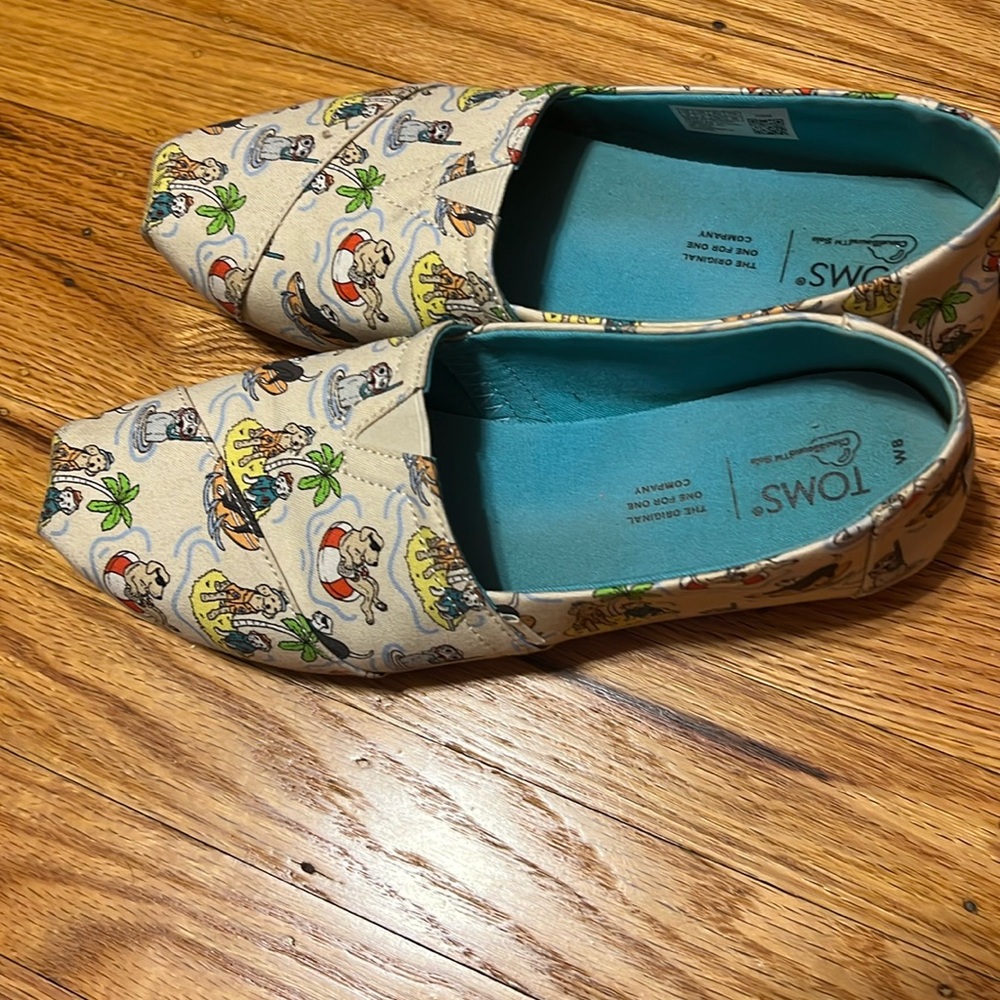 Tom shoes various colors and designs size 8